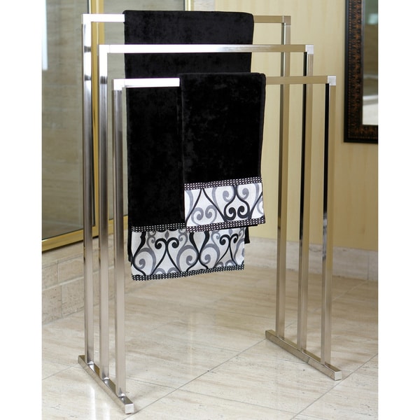 Pedestal best sale towel rack