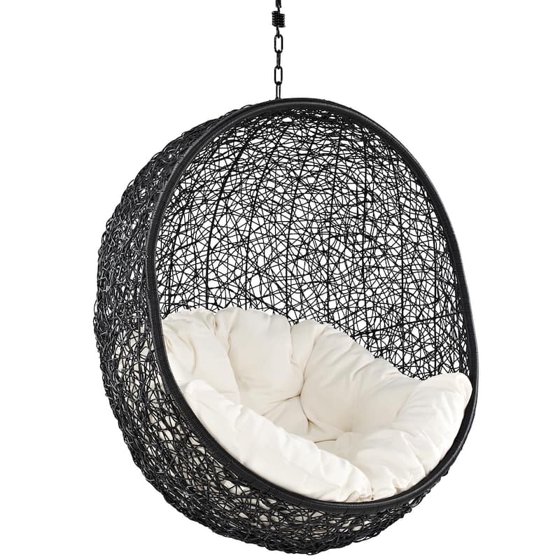 Encase Suspension Series Rattan Outdoor Wicker Patio Swing Chair