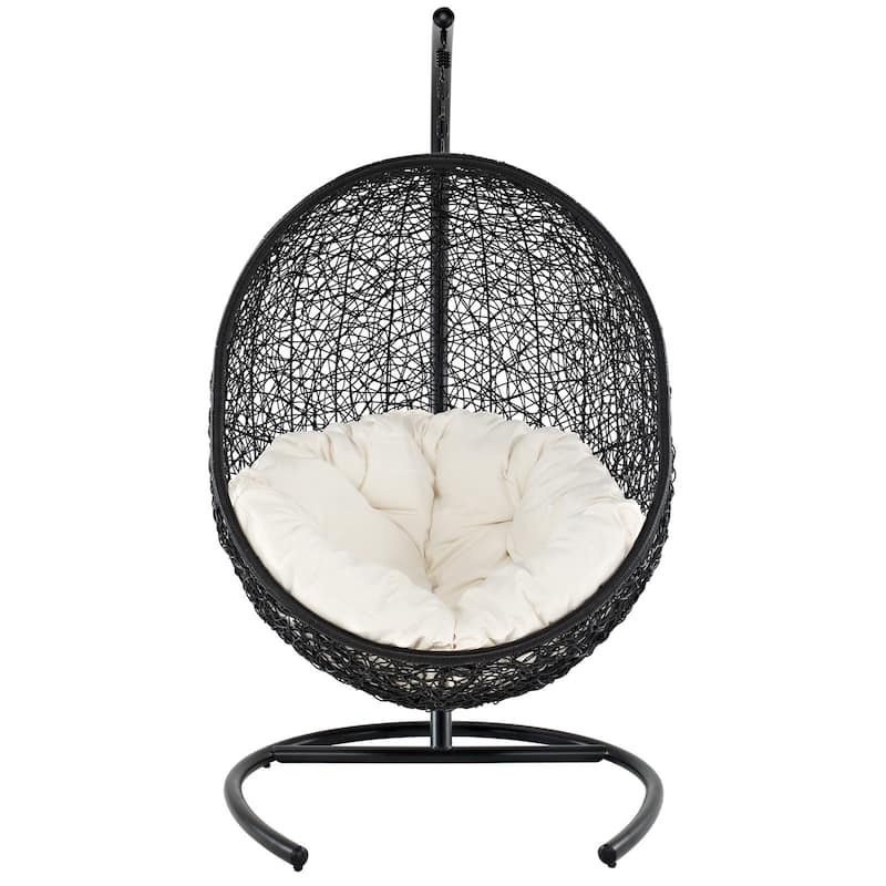 Encase Suspension Series Rattan Outdoor Wicker Patio Swing Chair