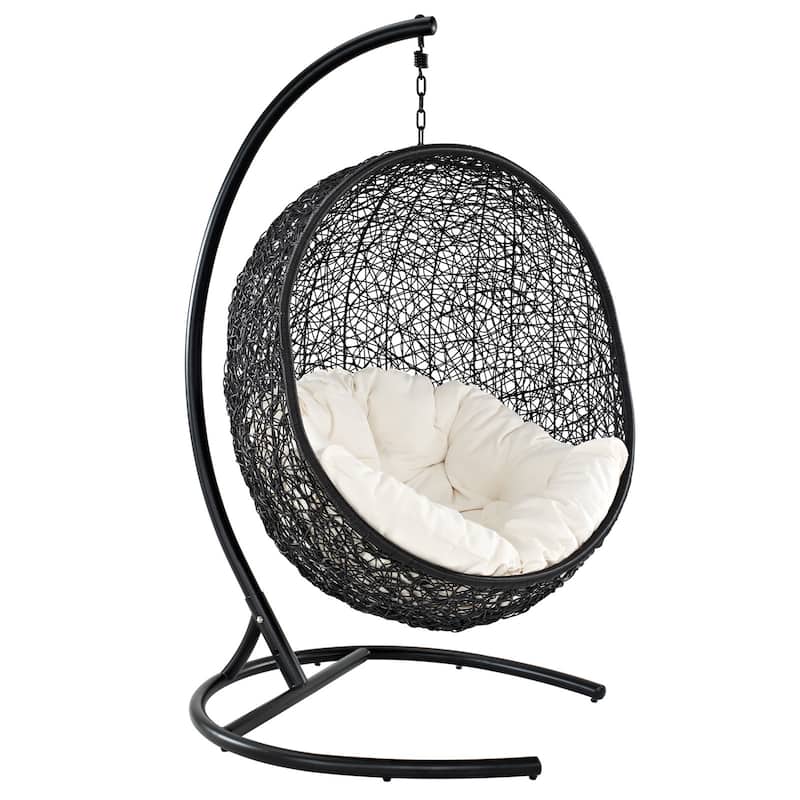 Encase Suspension Series Rattan Outdoor Wicker Patio Swing Chair