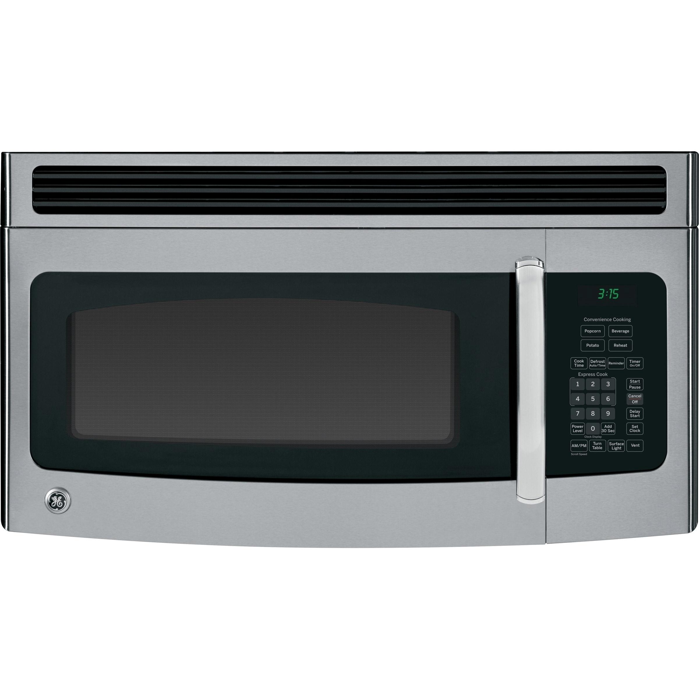 GE Spacemaker JVM3150RFSS Stainless Steel Over The Range Microwave