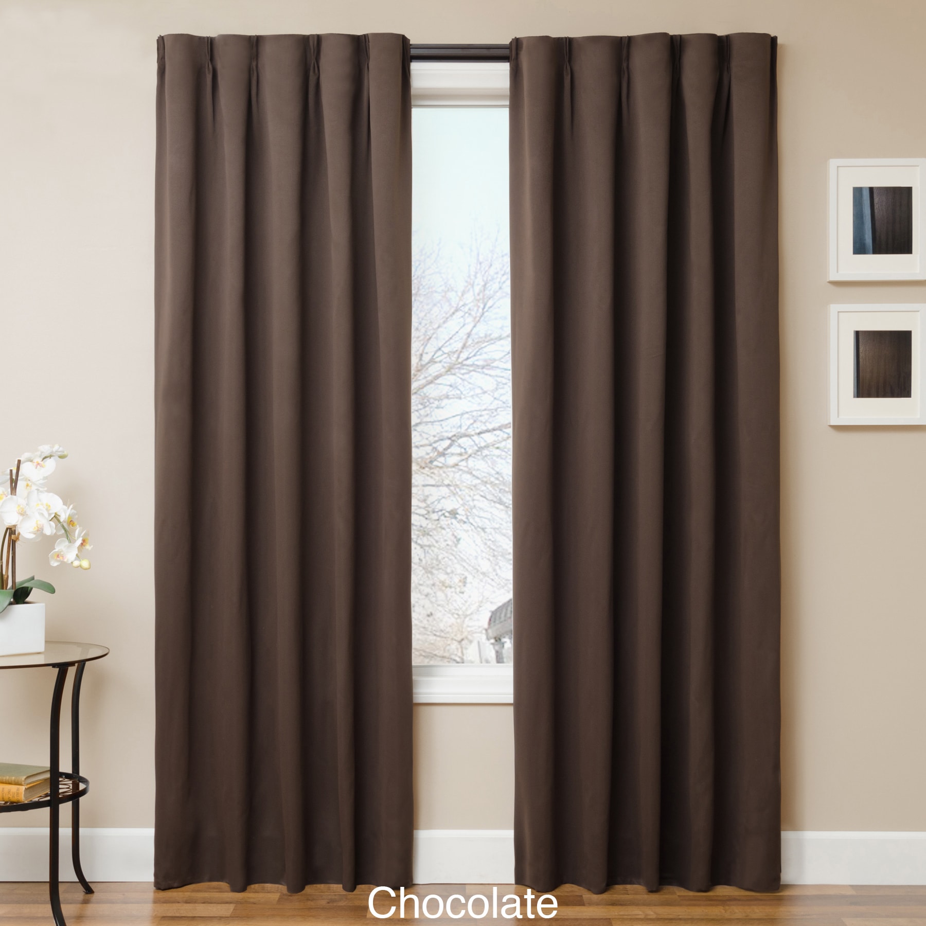 Simple Drape Blackout Curtain Panel Pair