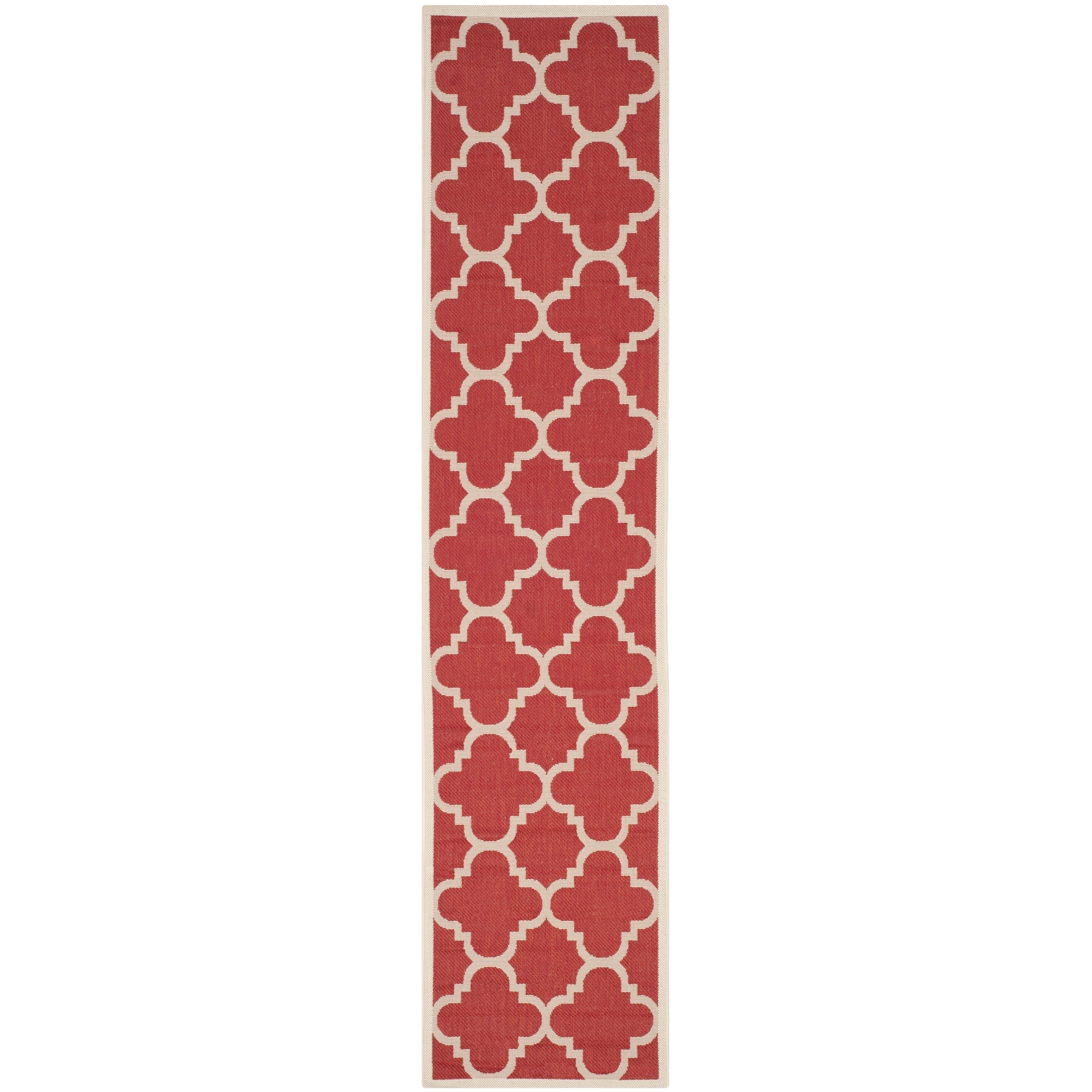 Safavieh Indoor/ Outdoor Courtyard Red Rug (23 X 10)