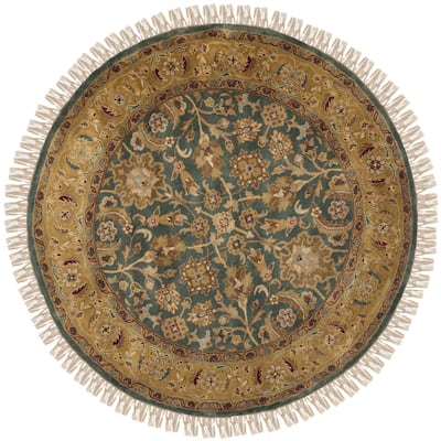 SAFAVIEH Hand-knotted Dynasty Vernita Traditional Oriental Wool Rug with Fringe