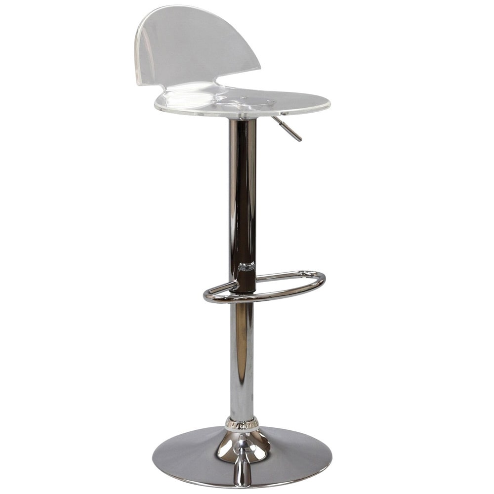 Clear Mushroom Bar Stool