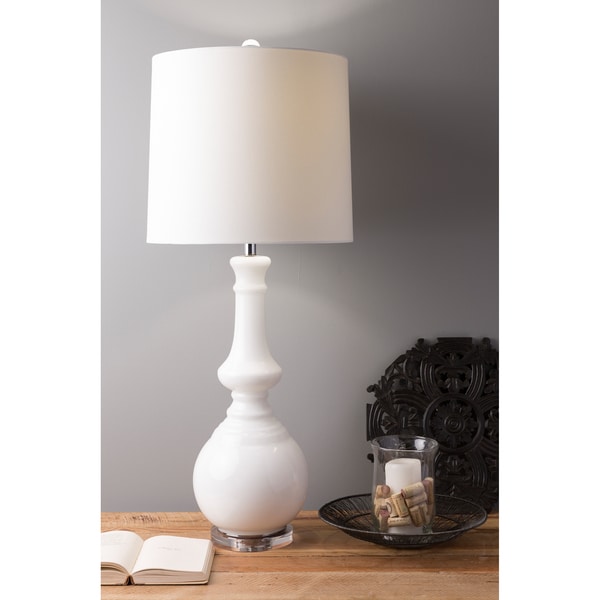 Fabulously Fresh 1-light White Table Lamp
