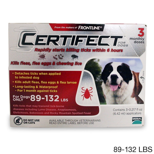 3 month flea and tick treatment for dogs