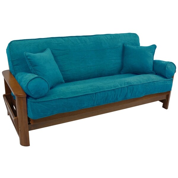 Microsuede futon deals