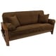 preview thumbnail 5 of 16, Blazing Needles Full-size 5-piece Microsuede Futon Cover Set - Full