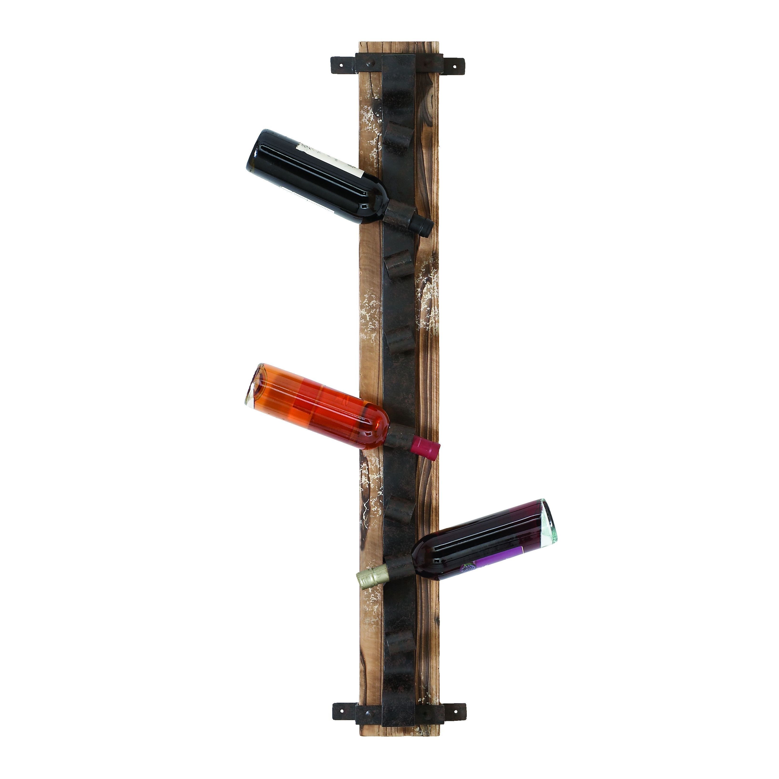 Rustic Hangable 8 slot Wine Rack