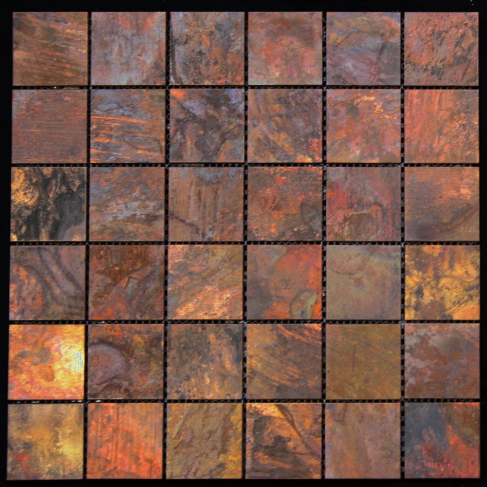 Square Copper 11.75x11.75 inch Wall Tile