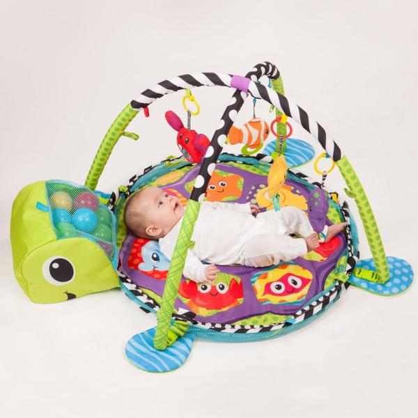 infantino turtle ball pit gym