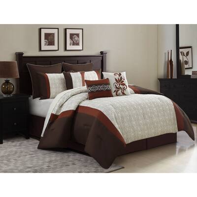 Cyrca 9-piece Embroidered Comforter Set