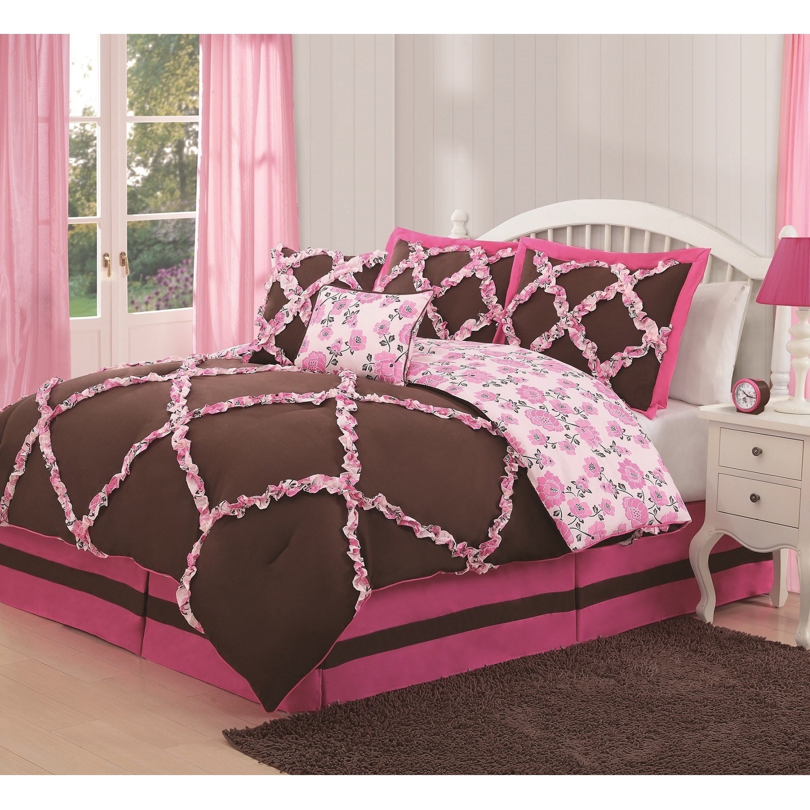 Farrah 6 piece Reversible Comforter Set