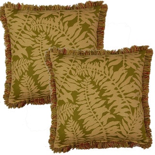 Spencer Tapestry Throw Pillows (Set of 2) - Free Shipping On ... - Wyndham 17-in Throw Pillows (Set of 2)