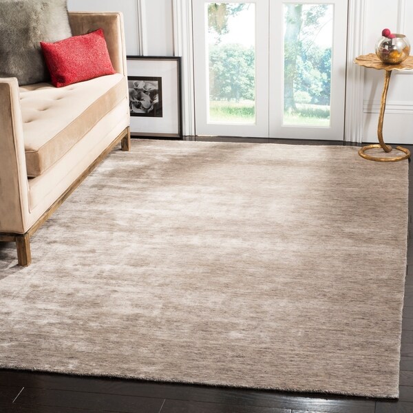 Safavieh Handmade Mirage Modern Tonal Grey Viscose Rug - 9' x 12'