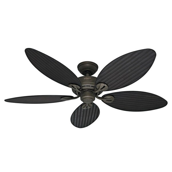 Hunter Mariner 52 inch Outdoor Ceiling Fan with New Bronze Finish and