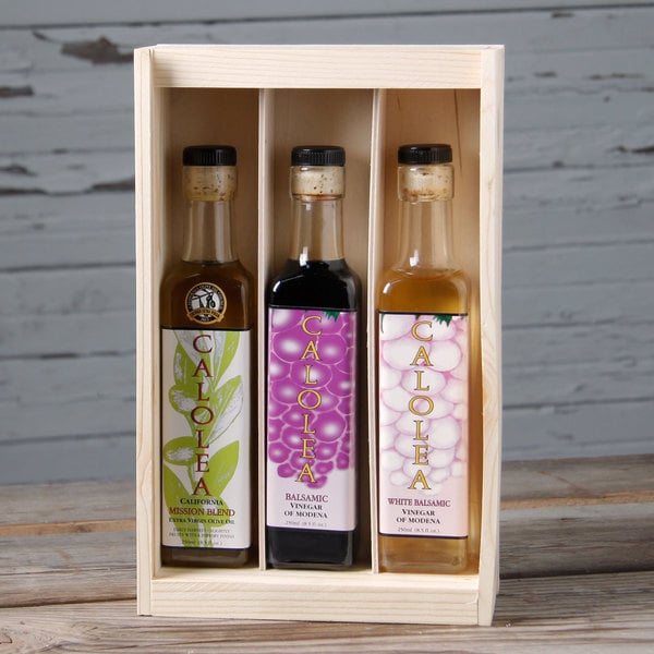 Calolea Olive Oil and Aged Vinegar Gift Box (Set of 3 ...