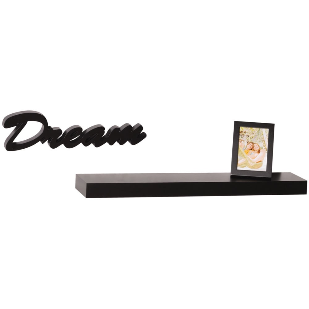 Melannco Dream Black 3.5x5 inch Photo Frame Shelf Black Size Other