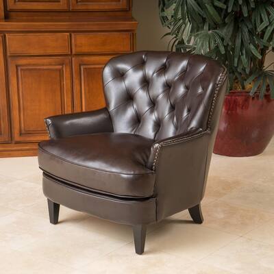 Club Chairs Leather Living Room Chairs Shop Online At Overstock