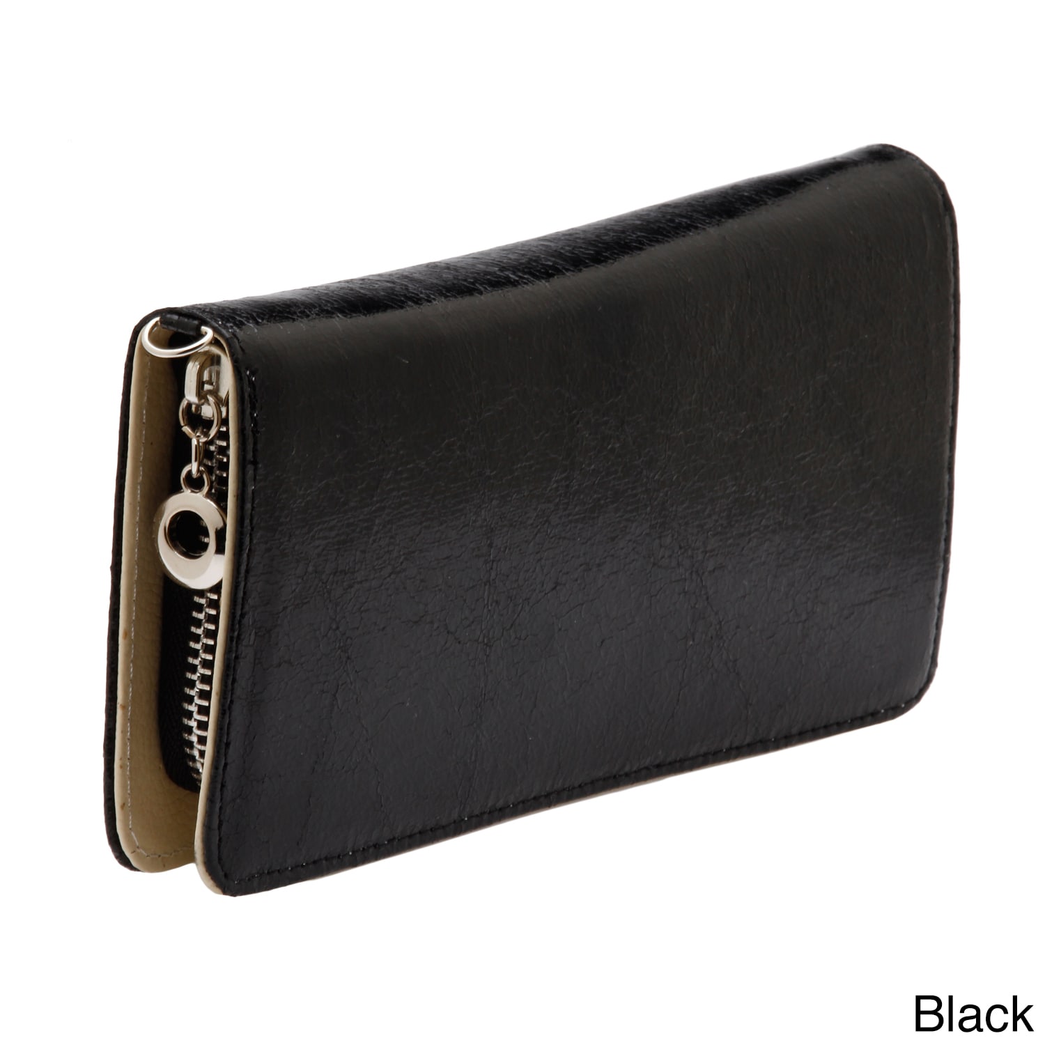 J. Furmani Solid Zip around Wristlet Wallet