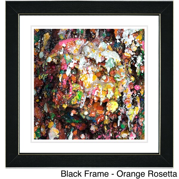 Studio Works Modern 'Rosetta' Framed Fine Art Print