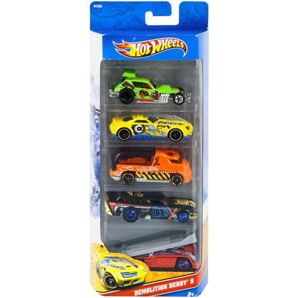 Hot Wheels Demolition Derby Toy Cars (Pack of 5) - Free Shipping On ...