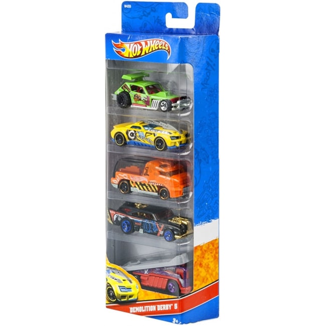 hot wheels demolition derby 5 pack