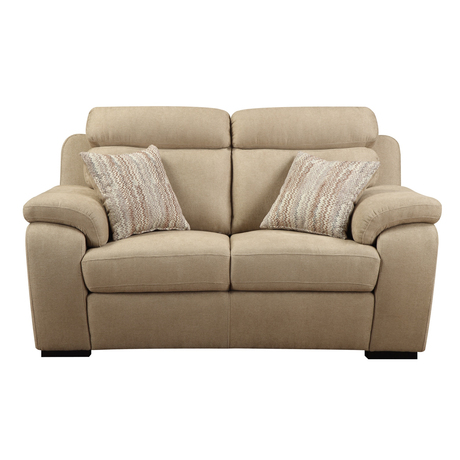 Emerald Horizon Beige 2 pillow Loveseat