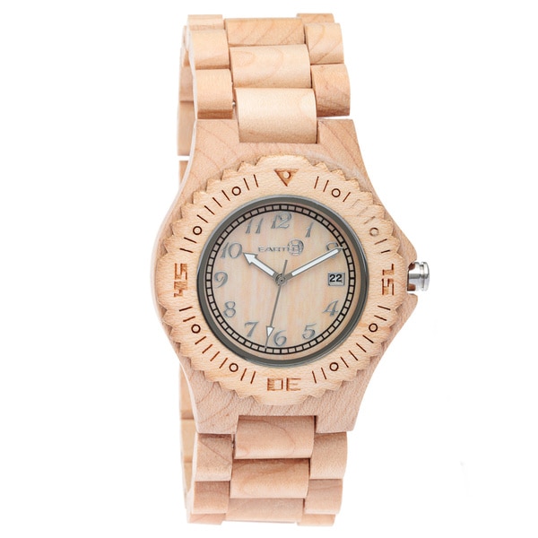 Earth Sebe01 Phloem Tan Wood 41mm Watch