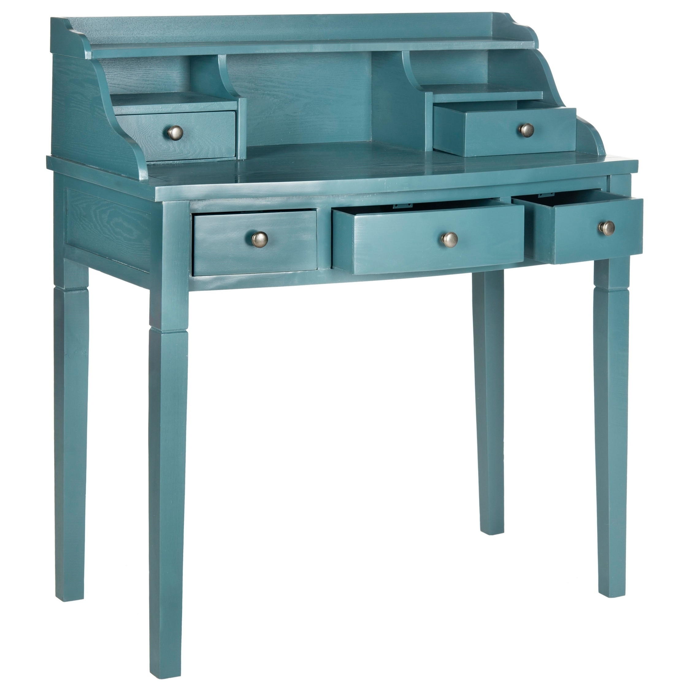 Shop Safavieh Landon Navy Writing Desk On Sale Free Shipping