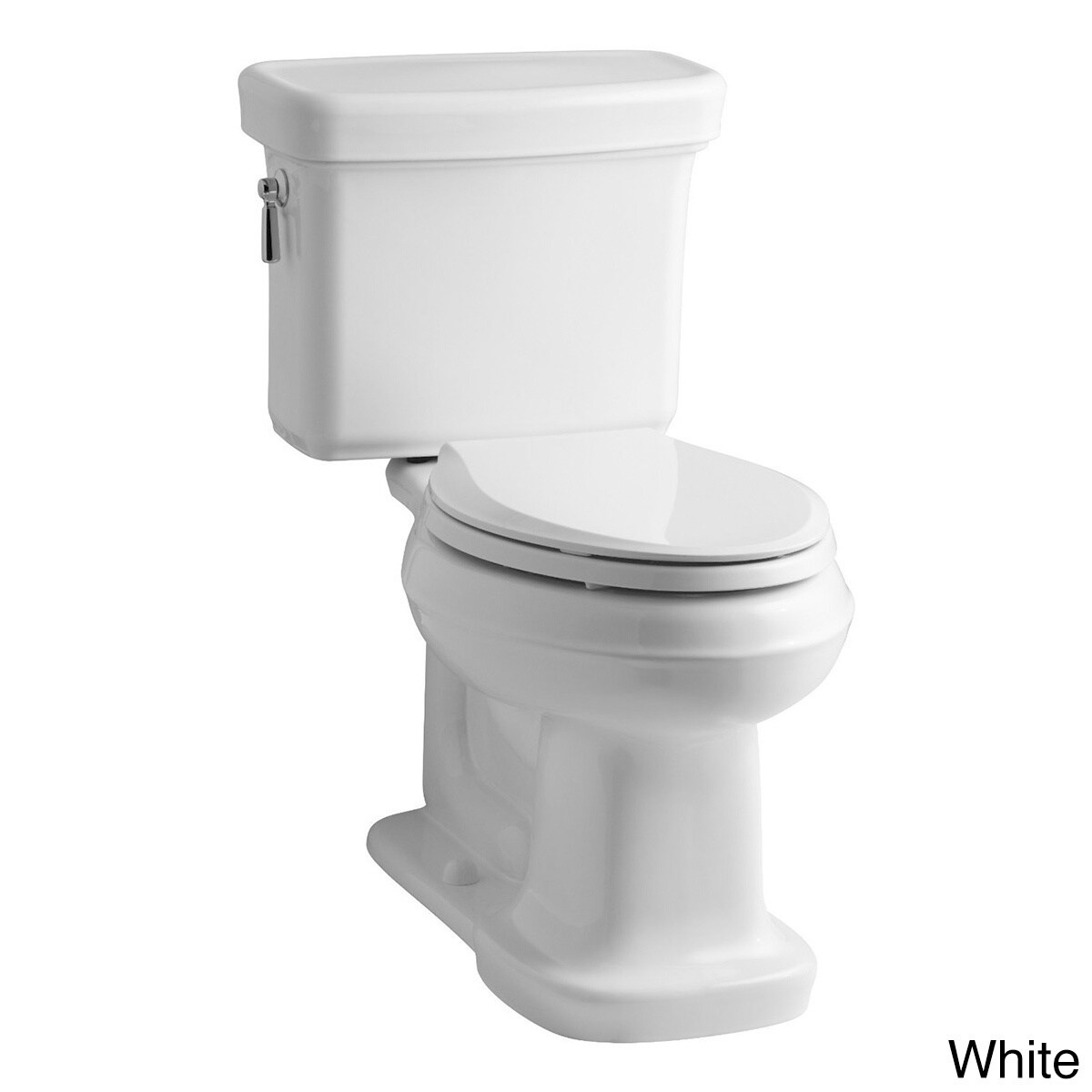 Kohler K 3827 Bancroft Comfort Height Two piece Elongated 1.28 Gpf Toilet With Class Five Flush Technology