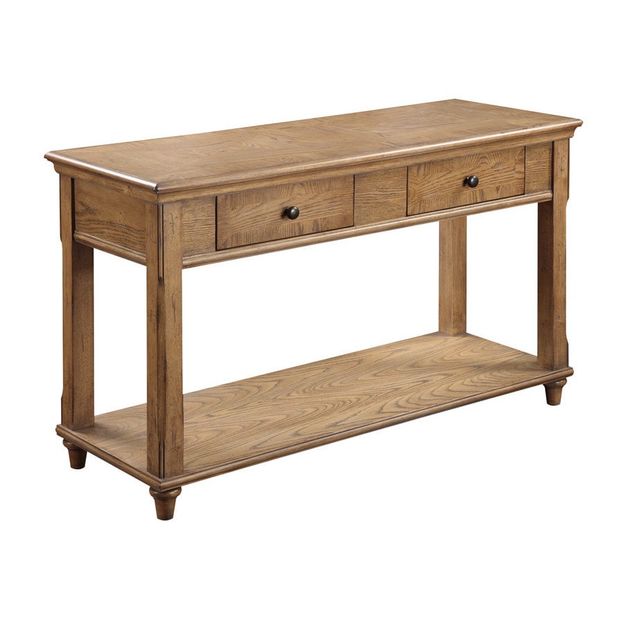 Grand Rapids Windswept Medium Brown Rustic Sofa Table