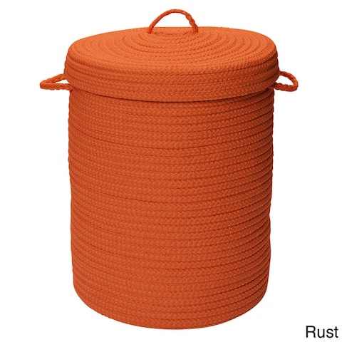 Savvy Textured Portable Lidded Storage Hamper
