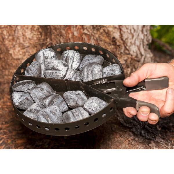 CampMaid Outdoor Cooking Set - Dutch Oven and Tools Set - Charcoal Holder &  Cast Iron Grill Accessories - Camping Grill Set - Outdoor Cooking