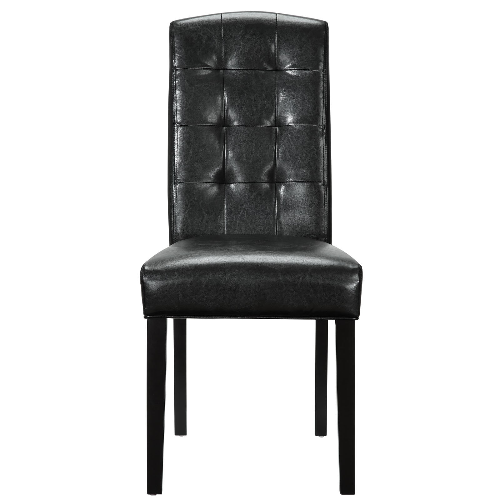 Black Vinyl Perdure Dining Chair