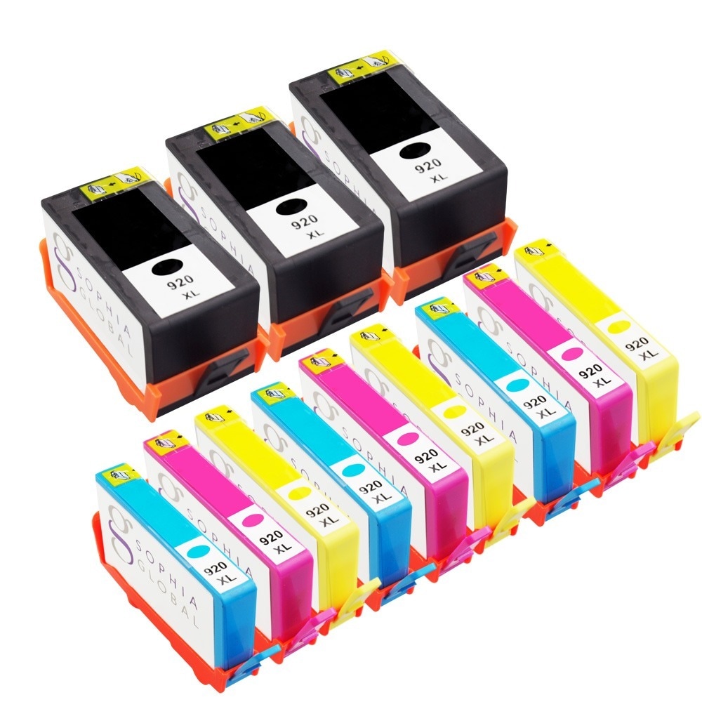 Sophia Global Remanufactured Ink Cartridge Replacement For Hp 920xl (3 Black, 3 Cyan, 3 Magenta, 3 Yellow)