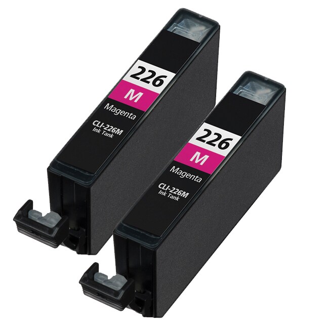 Canon Cli226 Magenta Compatible Inkjet Cartridge (remanufactured) (pack Of 2)
