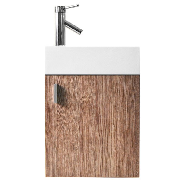 virtu usa carino 16-inch single sink bathroom vanity set - free virtu usa carino 16-inch single sink bathroom vanity set - free