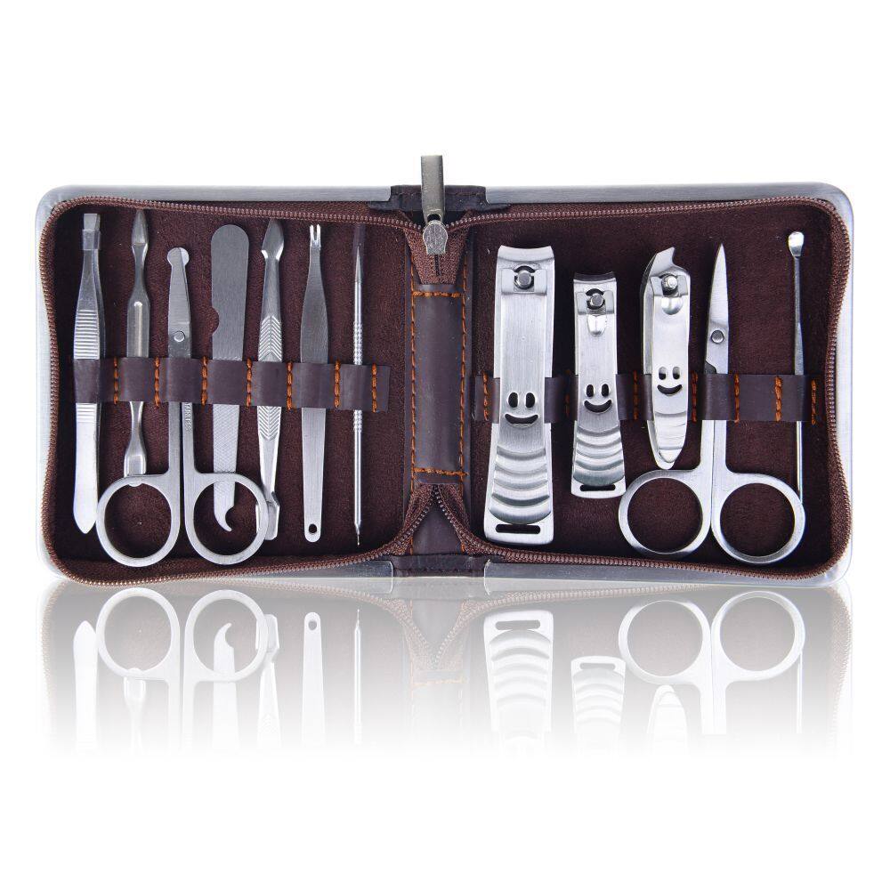 SHANY On Tour 12-piece Stainless Steel Manicure/Pedicure Kit