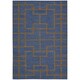 preview thumbnail 2 of 92, Nourison Maze Area Rug Blue - Stripe/Geometric - Indoor - 8' x 10' - 7' 9" x 10' 10" - Off-White