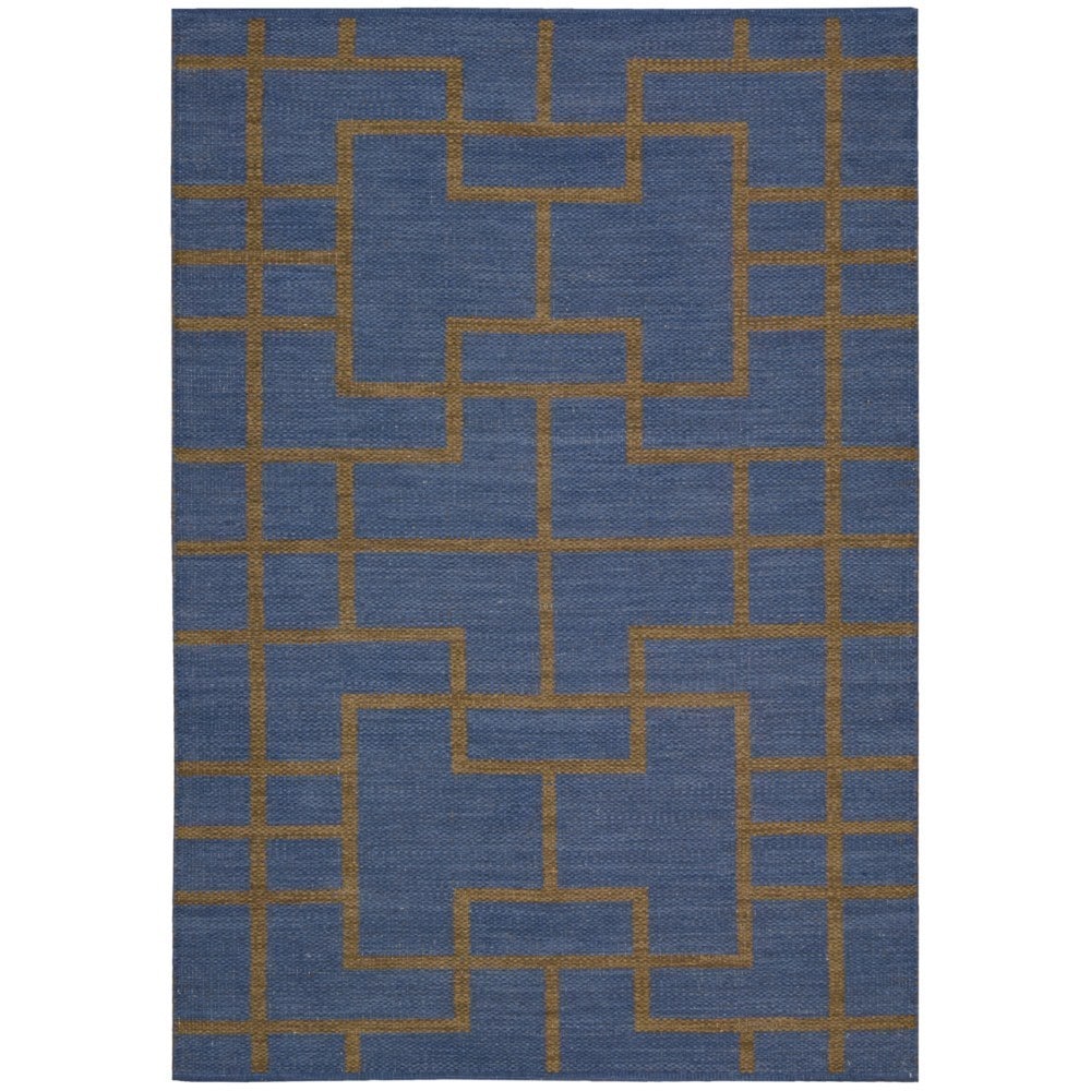 Barclay Butera Flatweave Maze Ocean Rug (36 X 56) By Nourison