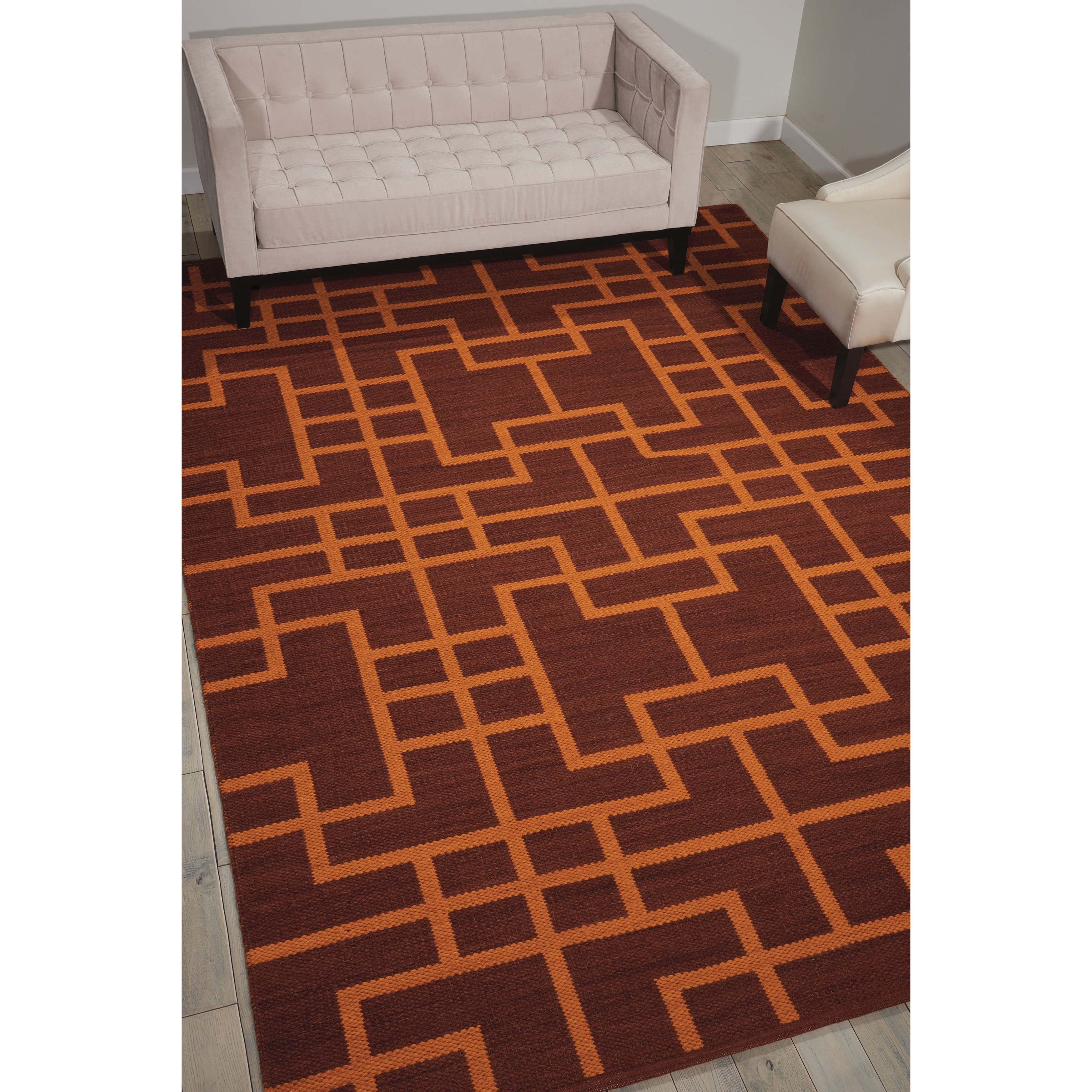 Barclay Butera Flatweave Maze Paris Rug (36 X 56) By Nourison