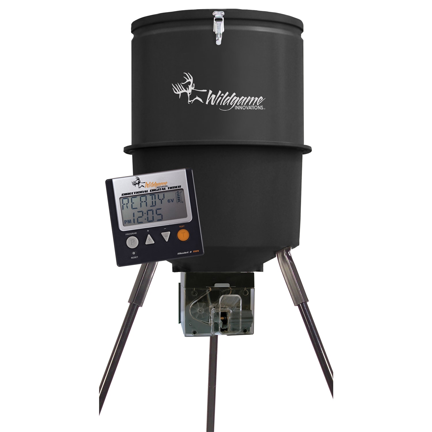 Direction Shot 40 gallon Black Directional Digital Feeder