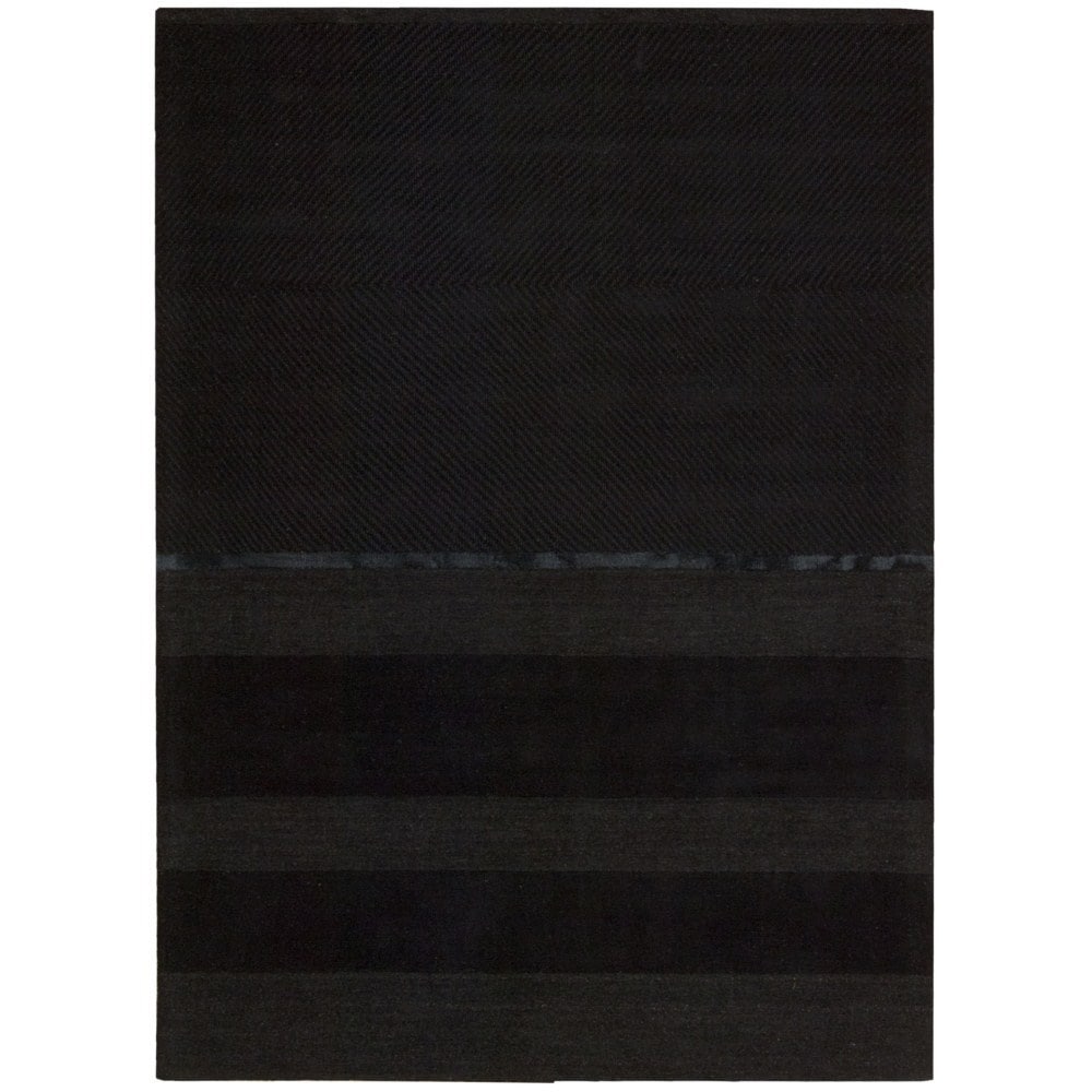 Calvin Klein Vale Onyx Black Rug (53 X 75)