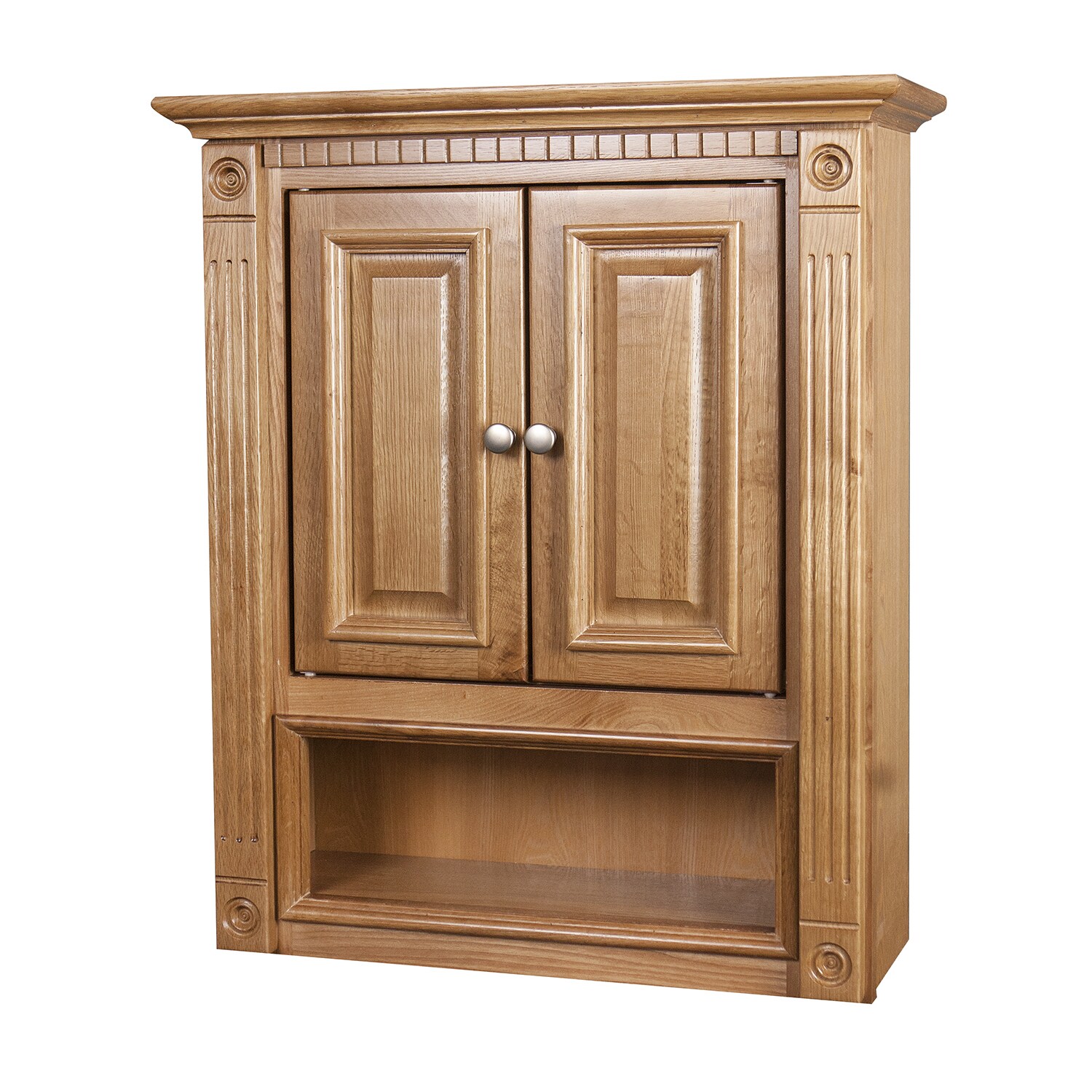 Shop 2door Oak Bathroom Wall Free Shipping Today 8695026