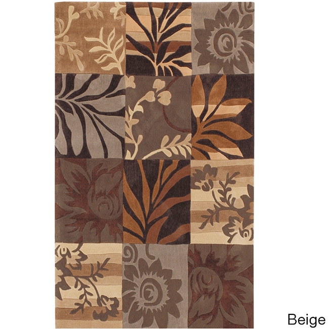 Hand tufted Solano Transitional Floral Area Rug (36 X 56)