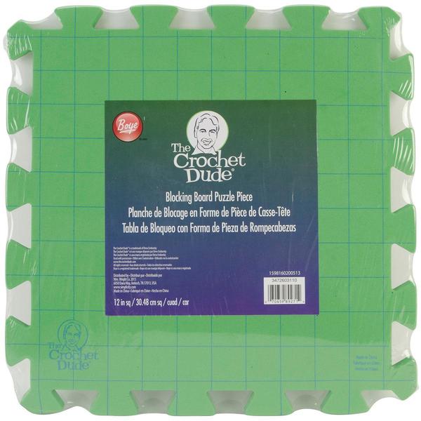 Shop Crochet Dude Blocking Board with Grids and Logo Free Shipping On Orders Over 45