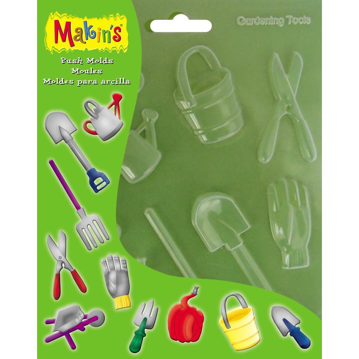 Makins Clay Push Molds   Gardening Tools