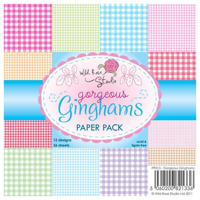 Wild Rose Studio Ltd. 6 X6 Paper Pack 36/sheets  Gorgeous Gingham